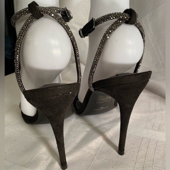 Steve Madden Breslin Sparkly Rhinestone Ankle Strap Heels. Worn Once. Size 8M. - Picture 7 of 11